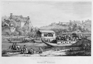 Excursion en bateau sur la Seine, 1803 - Jean Jacques Boissieu de