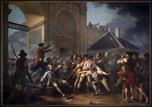 Le Courage héroïque du jeune Desilles, 1791 - Jean Jacques Francois Le Barbier