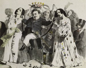 Honoré de Balzac, le plus prolifique de nos auteurs, soutenu et couronné par des femmes - Jean Jacques Grandville
