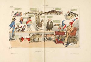 Règne animal. De La Caricature, 1833 - Jean Jacques Grandville