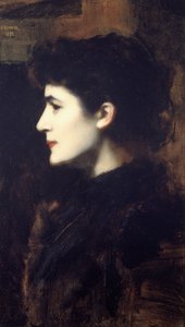 Eugénie-Marie Gadiffet-Caillard dite Germaine Dawis 1857-1927, 1892 - Jean Jacques Henner