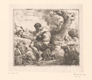 Saint Jérôme et le lion - Jean Jacques II Lagrenee