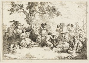 Sacrifice au dieu Pan - Jean Jacques Lagrenee