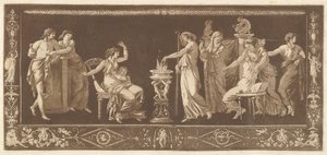 Scène de Sacrifice Antique, du Recueil de Différentes Compositions Frises