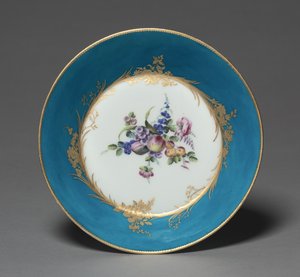 Soucoupe, manufacture de Vincennes, France, 1753 - Jean Jacques Siou