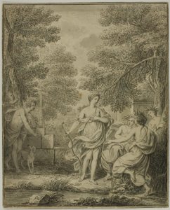 Diana et Actéon - Jean Jacques de Boissieu