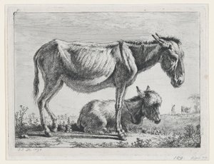 Jenny avec son Poulain - Jean Jacques de Boissieu