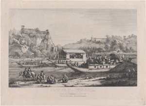 Le pape Pie VII sur la Saône, 1805 - Jean Jacques de Boissieu