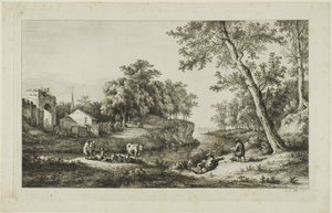 Paysage Rustique à Ambronay - Jean Jacques de Boissieu
