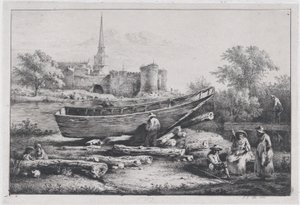 Le chantier, à Savigny, 1803 - Jean Jacques de Boissieu