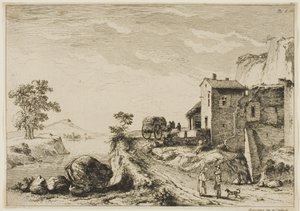 Le moine et le chasseur - Jean Jacques de Boissieu