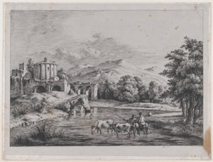 Vue du Temple de Vesta, 1774 - Jean Jacques de Boissieu