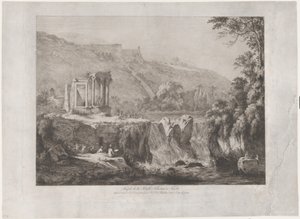 Vue du Temple de la Sibylle Tiburtine