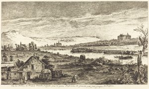 Vue du château de Madrid - Jean Jacques de Boissieu