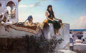 Soirée sur les terrasses (Maroc) - Jean Joseph Benjamin Constant