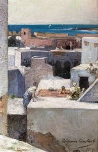 Soirée sur les terrasses (Maroc) - Jean Joseph Benjamin Constant