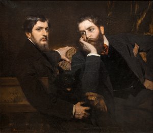 Portrait de mes deux fils - Jean Joseph Benjamin Constant