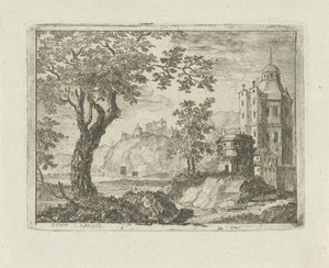 Tour dans un paysage - Jean Joseph Hanson