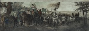 Esquisse pour la décoration de la galerie de la Cour d
