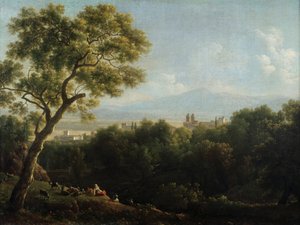 Vue de Frascati, 1820 - Jean Joseph Xavier Bidauld