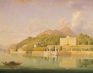 Villa Carlotta à Tremezzo sur le lac de Côme, par Jean-Joseph-Xavier Bidauld (1758-1846), Italie - Jean Joseph Xavier Bidauld