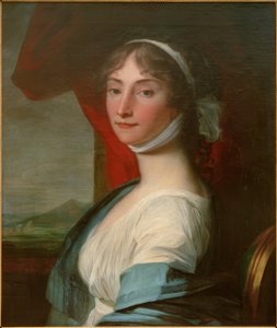 Friederike Leisching, peint par J.L. Mosnier - Jean Laurent Mosnier