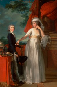 Margaret Callander et son Fils James Kearney - Jean Laurent Mosnier