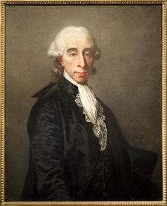 Portrait de Jean Sylvain Bailly (1736-1793), scientifique français, politicien, élu premier maire de la ville de Paris le 15 juillet 1789 pendant la Révolution française, guillotiné sous la Terreur