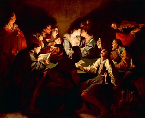 Concert nocturne, vers 1621/2 - Jean Leclerc