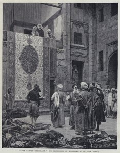 Le Marchand de tapis - Jean Leon (after) Gerome