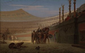 Ave César ! Morituri te salutant (Salut César ! Nous qui allons mourir te saluons) - Jean Leon Gerome