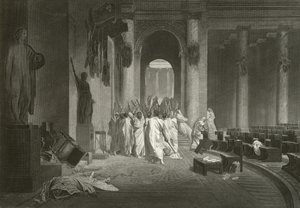 Mort de Jules César, 44 av. J.-C. - Jean Leon Gerome