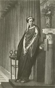 Rachel en tant que Muse de la Tragédie Grecque - Jean Leon Gerome