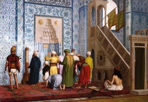 La Mosquée bleue, 1878 - Jean Leon Gerome