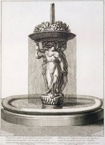 Projet de fontaine, 1673