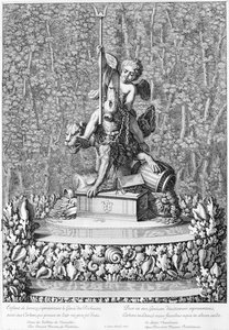 Fontaine avec le Génie de la Richesse, Versailles, 1676 - Jean Lepautre