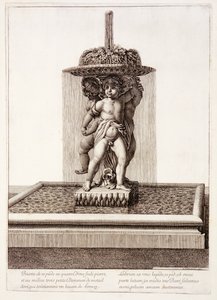 Fontaine avec trois danseurs dorés à Versailles, 1672