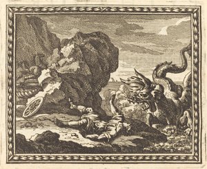 Hippolyte et le monstre marin - Jean Lepautre