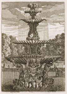 Planche de Fontaines et Jets d