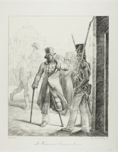 Sentinelle suisse au Louvre - Jean Louis André Théodore Géricault