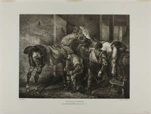 Le maréchal-ferrant anglais, planche 10 de divers sujets dessinés d