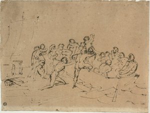 Le sauvetage des survivants du radeau de la Méduse