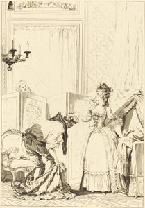 Le cocu battu et content - Jean Louis Delignon and Antoine Jean Duclos after Jean Honoré Fragonard