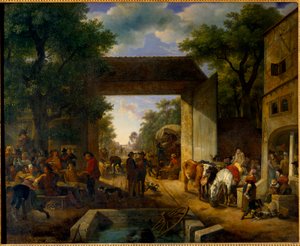 Une foire à la porte d