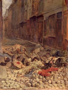 Barricade dans la rue de la Mortellerie, juin 1848 (Mémoire de la guerre civile) 1849 - Jean Louis Ernest Meissonier