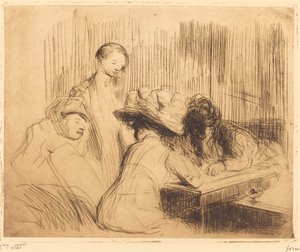 Un plongeon à Montmartre - Jean Louis Forain