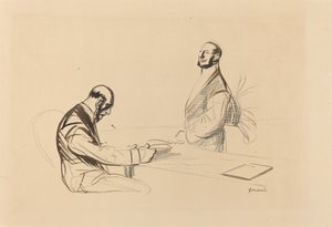 À la conférence, vers 1919