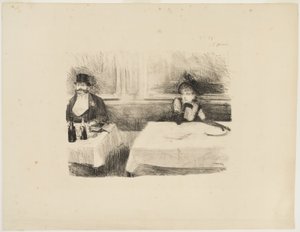 Au restaurant - Jean Louis Forain
