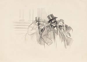 À la Bourse, vers 1900 - Jean Louis Forain