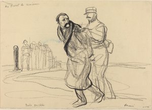 Au Front de Vincennes. Bolo pacha, vers 1914-1919 - Jean Louis Forain